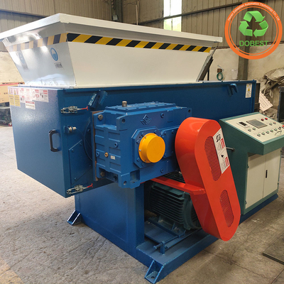 quality Waste Textile Hard Plastic Woven Bag Wood Rubber Shredder Single Shaft for Processing factory