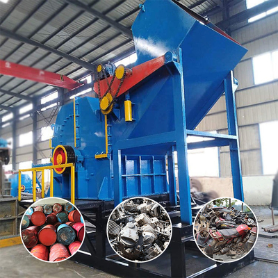 quality 380V Voltage Industry Scrap Metal Hammer Crusher for Iron Sheets Crushing factory